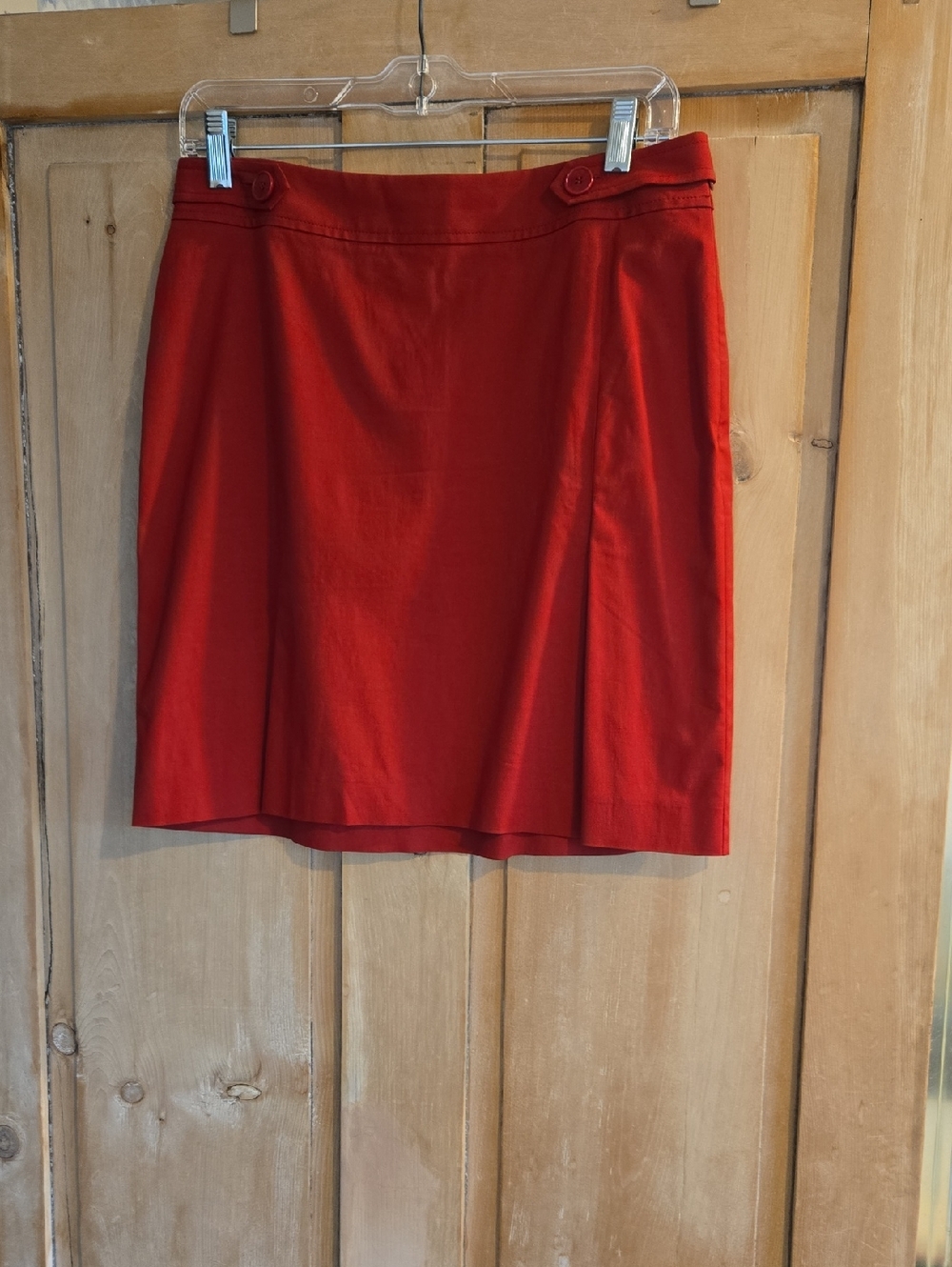 Ann Taylor Bright Red Skirt